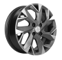 Легковой диск Khomen Wheels KHW1402 5,5x14 4x100 ET45 56,1 Gray-FP