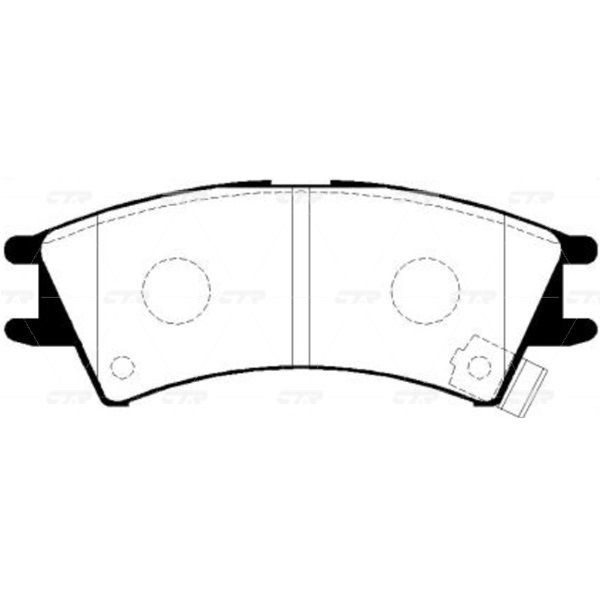 CTR GK0455 Hyundai дисковые, передняя ось